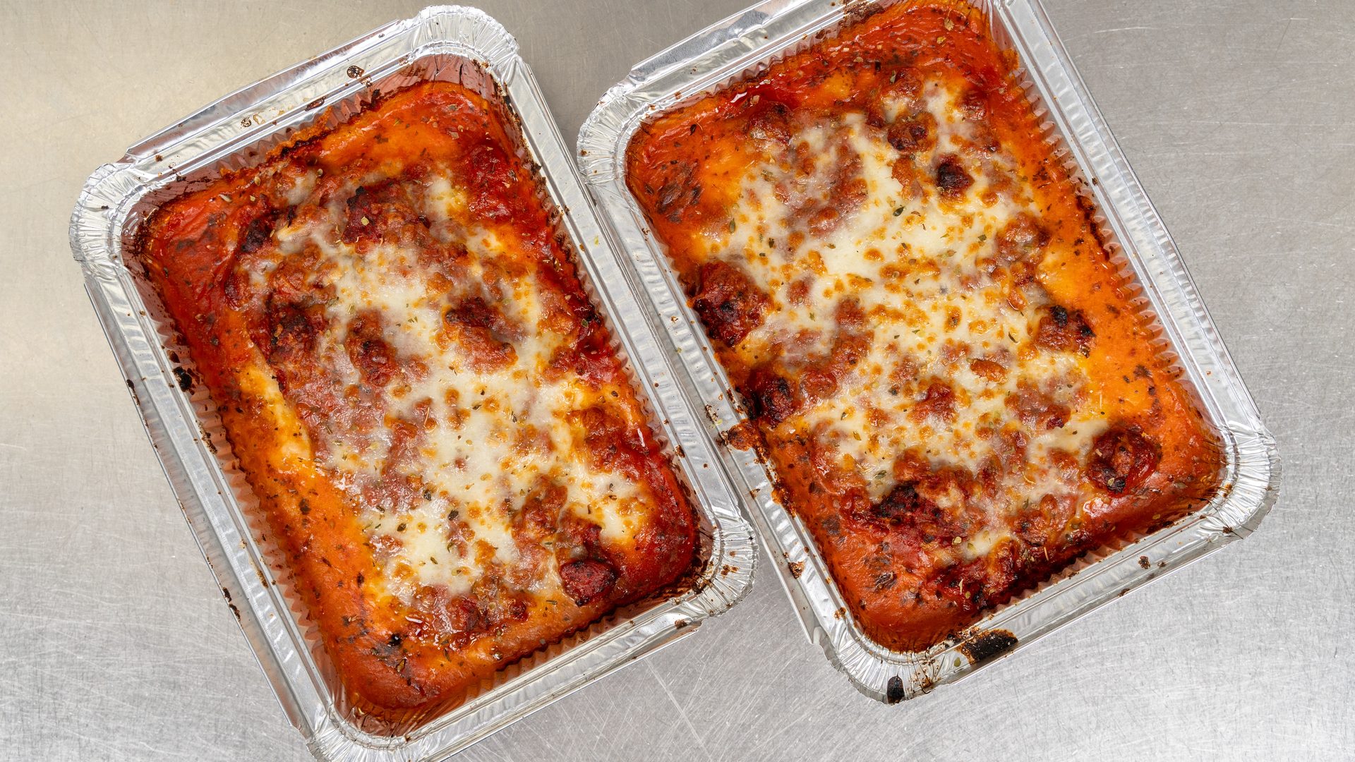 All pizzas and lasagnas are BOGO