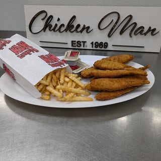 10 Pc Chicken Tenders & Fries